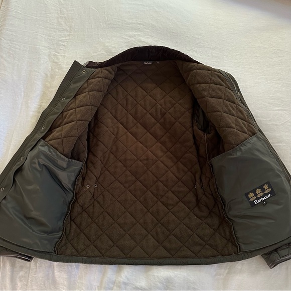 NWOT Barbour Powell Quilted Jacket in Sage Green - Picture 12 of 14